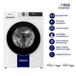 Lavarropas Automático Drean Ecoinverter 6,5 Kg LFDR610