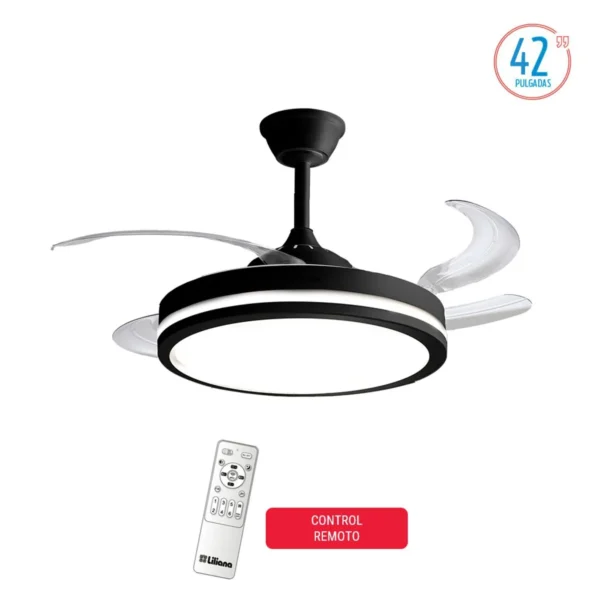 Ventilador de Techo con Palas Retráctiles Liliana VTHN603R
