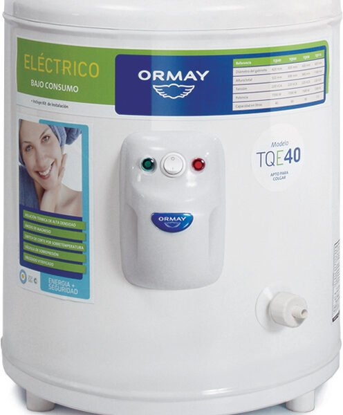 Termotanque Ormay 40 Lts Eléctrico Dual