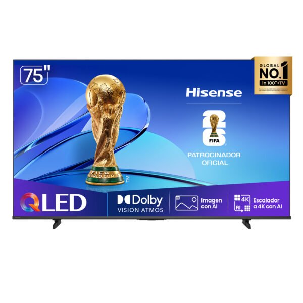 Televisor Hisense 75″ QLED Smart
