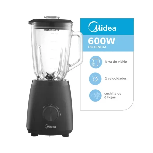 Licuadora Midea 600 Watts